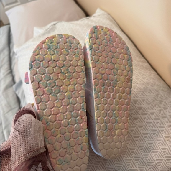 Cat & Jack Pink and Blue Sandals with Buckle Straps - Picture 2 of 2